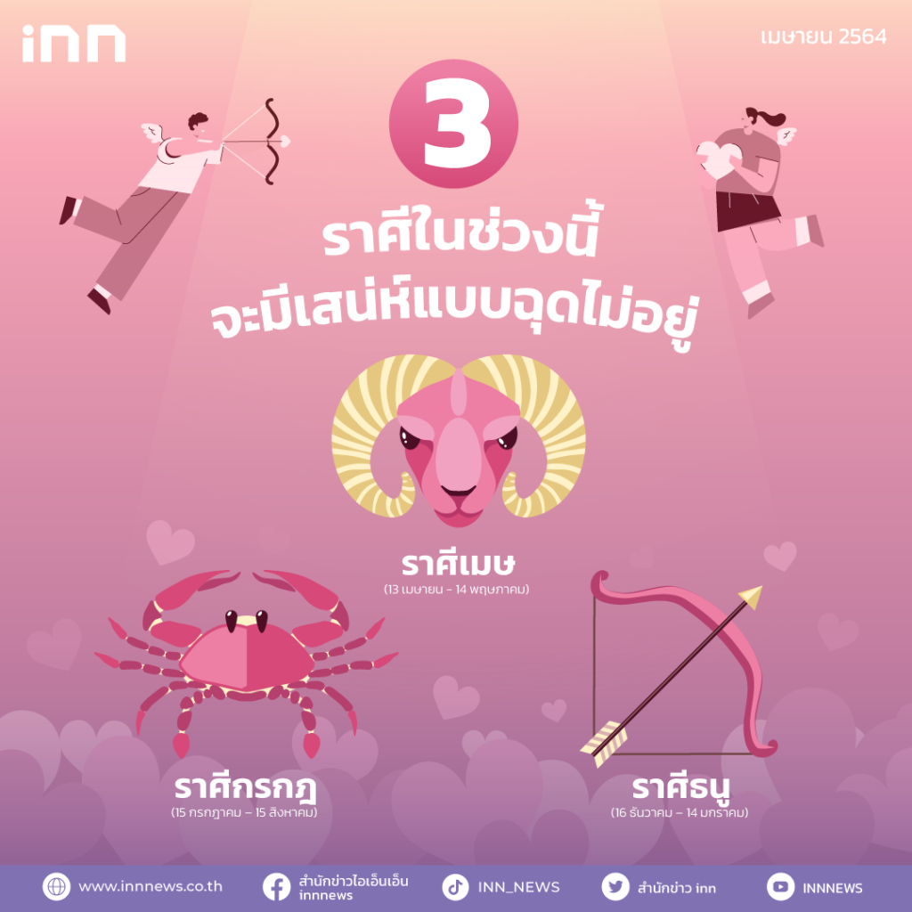 ราศีใดบ้างในช่วงนี้จะมีเสน่ห์